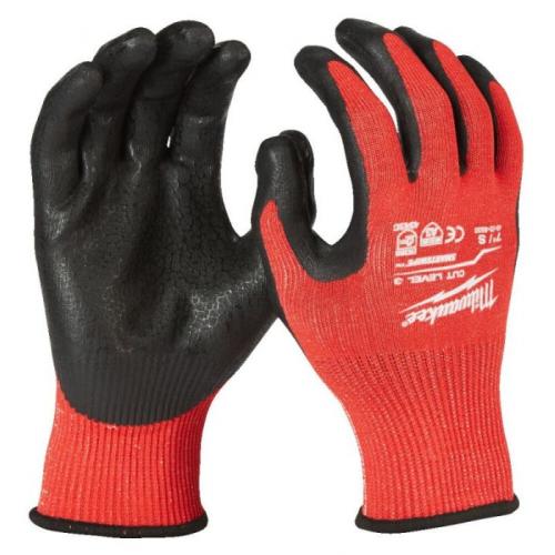 4932479716 - Cut level 3 dipped gloves S/7 (12 pairs)