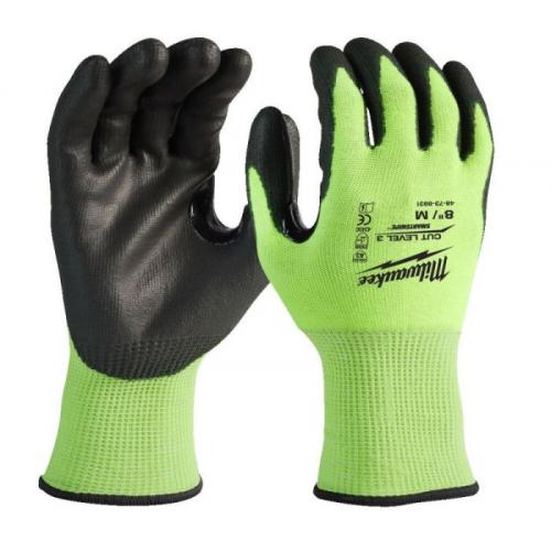 4932479721 - Cut resistant gloves, reflective, protection level 3/C, size S/7