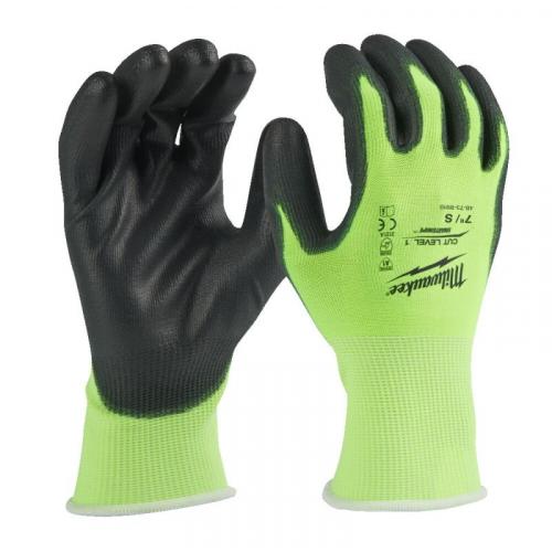 4932479916 - Cut resistant gloves, reflective, protection level 1/A, size S/7