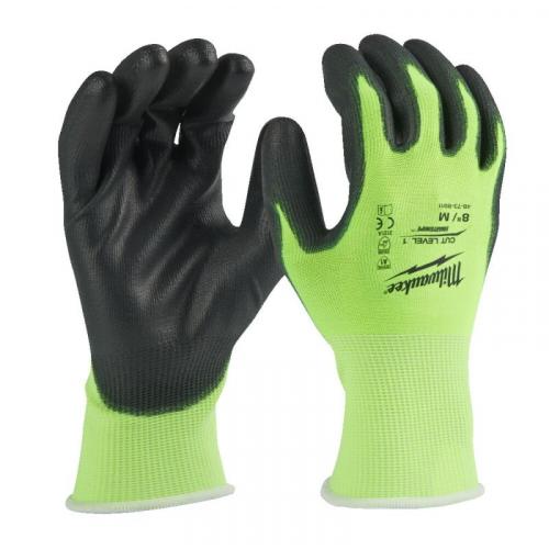 4932479917 - Cut resistant gloves, reflective, protection level 1/A, size M/8