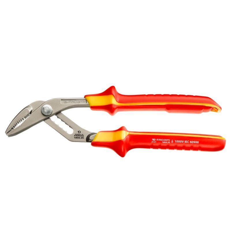 180A.VE - Szczypce nastawne o dużej rozwartości, izolowane 1000V, 250 mm