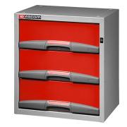 F50000062 - Szafka wysoka MATRIX, 3 szuflady zamontowane na stałe, mała