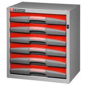 F50000065 - Szafka wysoka MATRIX, 6 szuflad zamontowanych na stałe, mała