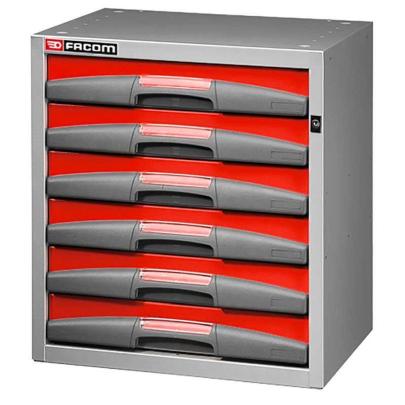 F50000065 - Szafka wysoka MATRIX, 6 szuflad zamontowanych na stałe, mała