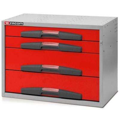 F50000072 - Szafka wysoka MATRIX, 4 szuflady zamontowane na stałe, średnia