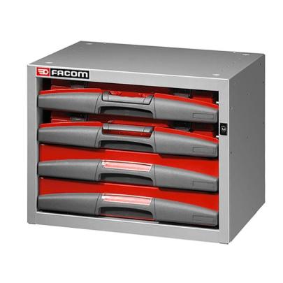 F50000101 - Szafka niska MATRIX, 2 wyjmowane skrzynki i 2 szuflady zamontowane na stałe, mała