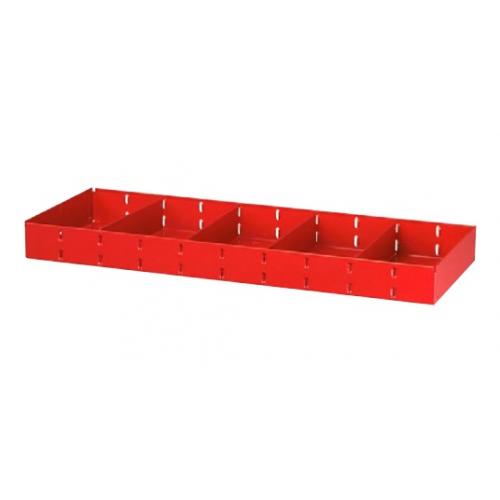 F50020031 - Large Shelf for modules 990 mm, with 4 removable dividers