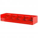 F50030037 - Large inclined shelf with 4 removable dividers, 930 x 275 x 185 mm