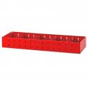 U50030024 - Medium shelf with 4 removable dividers, 930 x 200 x 90 mm