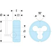221.5X80 - Narzynka przecięta, 5x80