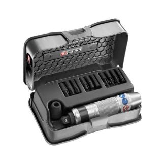 NS.260PB - Zestaw z wkrętakiem do pobijania 1/2", końcówki do śrub z rowkiem, Pozidriv, Phillips i Torx