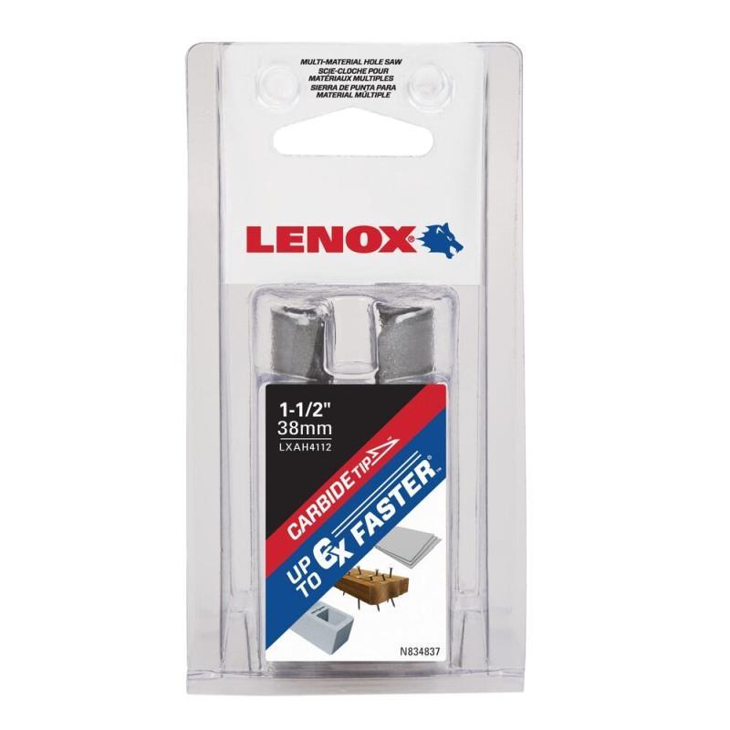 LXAH4112 - Multi-material carbide tipped hole saw, 38 mm