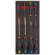 MODM.AT2 - Moduł 8 wkrętaków Protwist® do śrub z rowkiem, Phillips i Pozidriv, 2 - 2,5 mm, PH0 - PH3, PZ0 - PZ3,  wkładka pianko