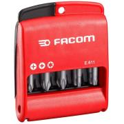 E.611 - zestaw mieszany końcówek o długości 50 mm do śrub Phillips, Pozidriv i 6-kątnych, PH1 - PH2, PD1 - PD2, 3 - 6 mm