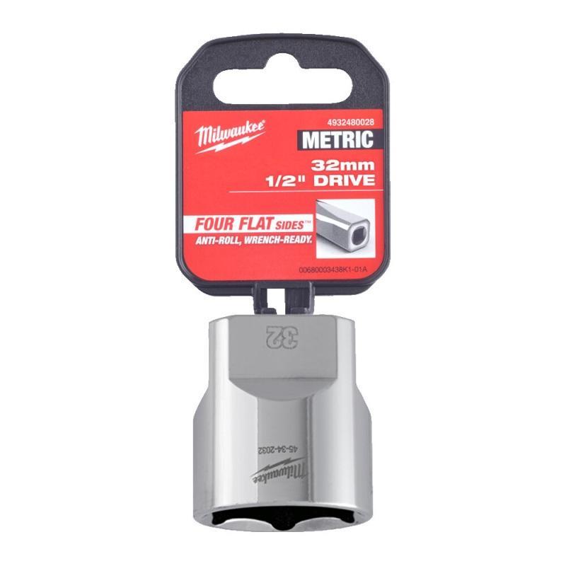 4932480028 - Nasadka 1/2" 6-kątna, krótka, metryczna, 32 mm