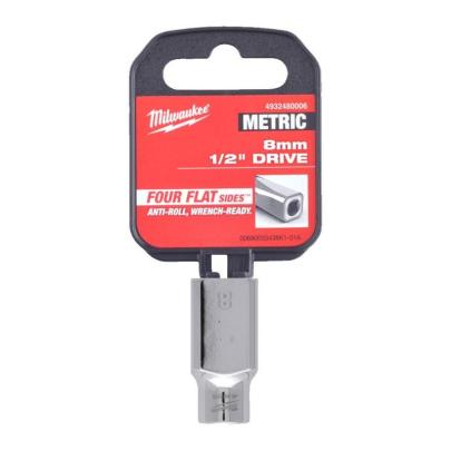 4932480006 - Nasadka 1/2" 6-kątna, krótka, metryczna, 8 mm