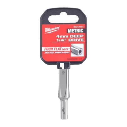 4932479994 - Nasadka 1/4" 6-kątna, długa, metryczna, 4 mm