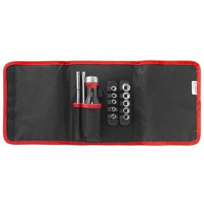 ATCL.3.12PB - Rękojeść z podwójną grzechotką 3 w 1 Protwist® z dwoma uchwytami, 10 nasadek