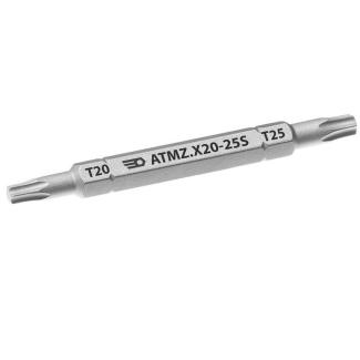 ATMZ.X20-25S - Grot dwustronny 1/4" do śrub Torx® ,T20 - T25, 67 mm