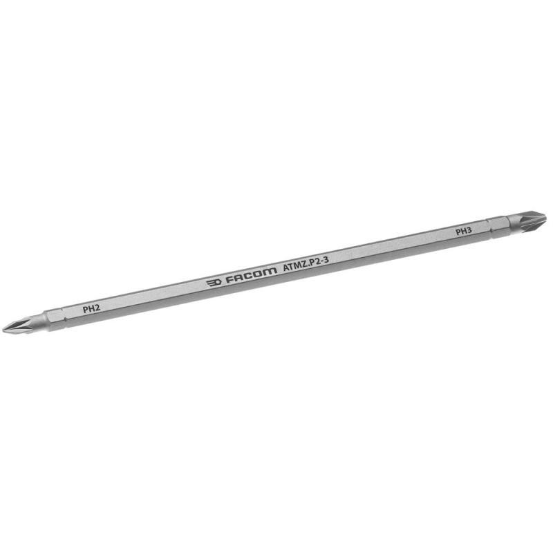 ATMZ.P2-3 - Grot dwustronny 1/4" do śrub Phillips®, PH2 - PH3, 175 mm