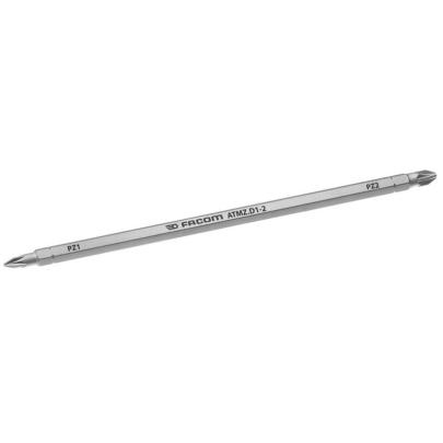 ATMZ.D1-2 - Grot dwustronny 1/4" do śrub Pozidriv®, PZ1 - PZ2, 175 mm