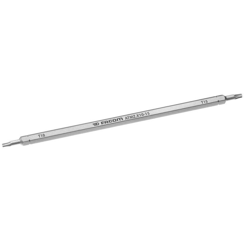 ATMZ.X10-15 - Grot dwustronny 1/4" do śrub Torx®, T10 - T15, 175 mm