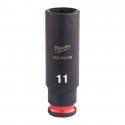 4932480260 - 1/4" SHOCKWAVE™ hex impact socket, long, metric, 11 mm