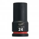 4932480383 - 3/4" SHOCKWAVE™ hex impact socket, long, metric, 24 mm