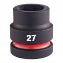 4932480408 - 1" SHOCKWAVE™ hex impact socket, short, metric, 27 mm