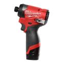 M12 FID2-202X - Sub compact 1/4" impact driver HEX 12 V, 2.0 Ah, FUEL™, in case, with 2 batteries and charger, 4933479877