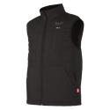 M12 HPVBL2-0 (S) - Men's heated puffer vest - black, M12™ Li-ion 12 V, size S