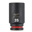 4932480394 - 3/4" SHOCKWAVE™ hex impact socket, long, metric, 35 mm