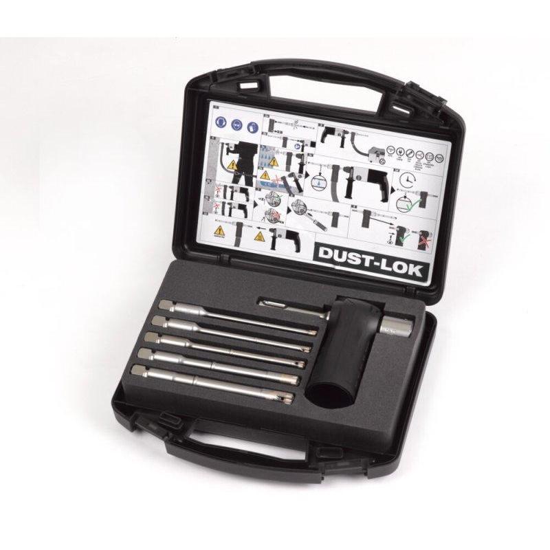 4932471162 - Zestaw wierteł SDS-Plus 4-ostrzowych z odpylaniem Ø 6/8x146 mm, Ø 10x146 mm + uchwyt (7 szt.)