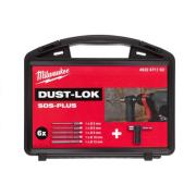 4932471162 - Zestaw wierteł SDS-Plus 4-ostrzowych z odpylaniem Ø 6/8x146 mm, Ø 10x146 mm + uchwyt (7 szt.)