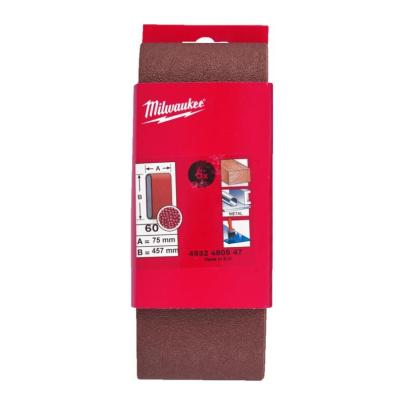 4932480547 - Taśma ścierna do M18 FBTS75, 75 x 457 mm, gr. 60 (5 szt.)
