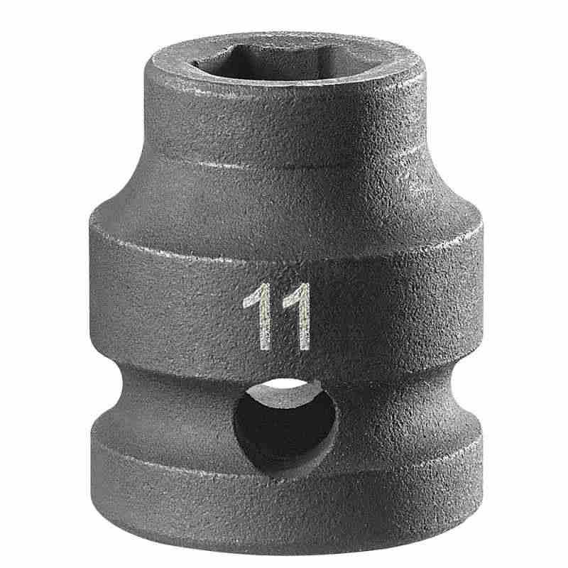 NSS.11A - Nasadka udarowa 1/2" 6-kątna, krótka, metryczna, 11 mm