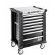 JET.9GM3-250 - Roller cabinet with equipment, 18 modules, black