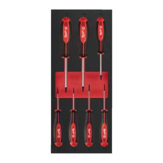 4932492391 - Moduł wkrętaków do śrub Torx, T7 - T25 (7 szt.), wkładka piankowa