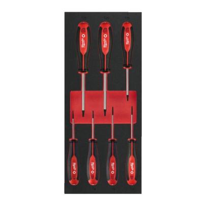 4932492391 - Moduł wkrętaków do śrub Torx, T7 - T25 (7 szt.), wkładka piankowa