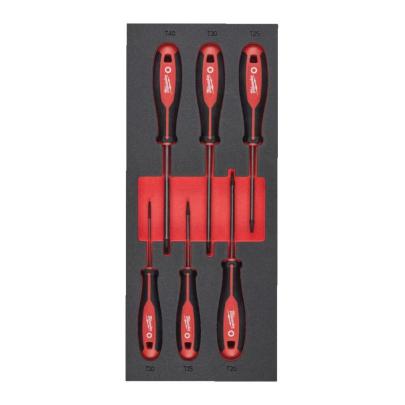 4932492392 - Moduł wkrętaków do śrub Torx, T10 - T40 (6 szt.), wkładka piankowa