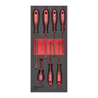 4932492395 - Moduł wkrętaków do śrub z rowkiem, 3 - 8 mm (7 szt.), wkładka piankowa