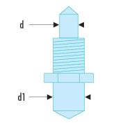 117.E3 - Zestaw 2 kołków wymiennych do kluczy 117.B 