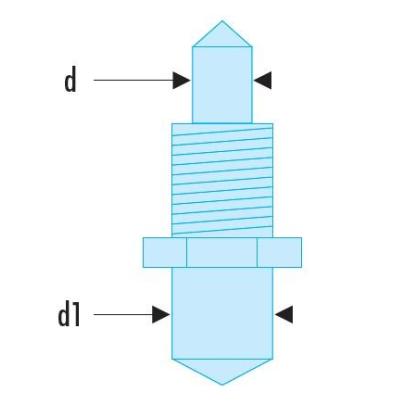 117.E3 - Zestaw 2 kołków wymiennych do kluczy 117.B 