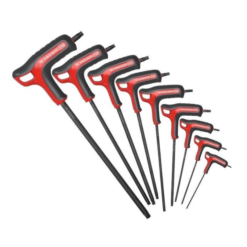 89TXA.HO9 - FACOM 9PCE P HEX KEY TORX SET T8-40