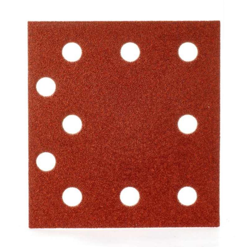 4932430818 - Papier ścierny prostokątny na rzep do szlifierki oscylacyjnej 115 x 107 mm, gr. 240 (10 szt.)