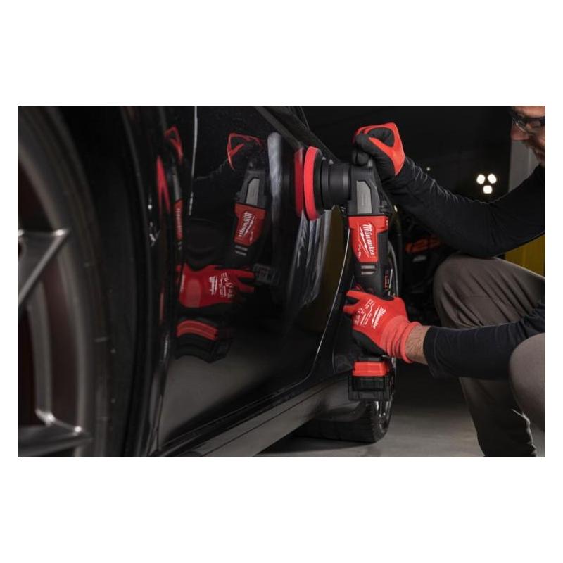 M18 FROP15-502X KIT - Polerka mimośrodowa śr. 125 mm + akcesoria, 18 V, 5.0 Ah, FUEL™, w walizce, z 2 akumulatorami i ładowarką