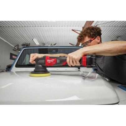 M18 FROP15-502X KIT - Polerka mimośrodowa śr. 125 mm + akcesoria, 18 V, 5.0 Ah, FUEL™, w walizce, z 2 akumulatorami i ładowarką