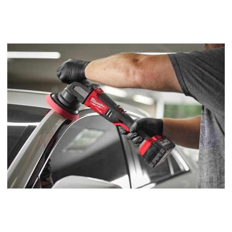 M18 FROP15-502X KIT - Polerka mimośrodowa śr. 125 mm + akcesoria, 18 V, 5.0 Ah, FUEL™, w walizce, z 2 akumulatorami i ładowarką