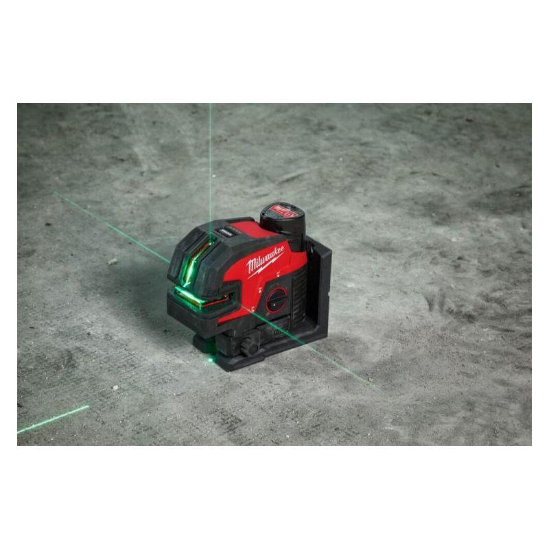 M12 CLL4P-0C - Laser krzyżowy z 4 punktami 12 V, w walizce, bez wyposażenia