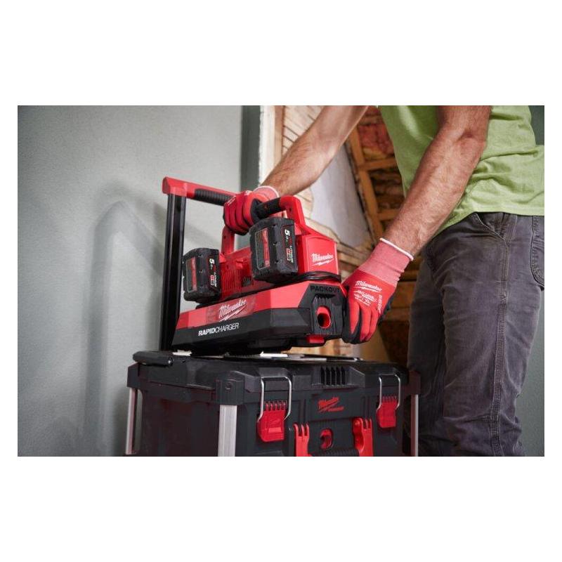 M18 PC6 - Szybka ładowarka 6-portowa PACKOUT M18™, 18 V, 2.0, 4.0, 5.0, 3.0, 5.5, 8.0 & 12.0